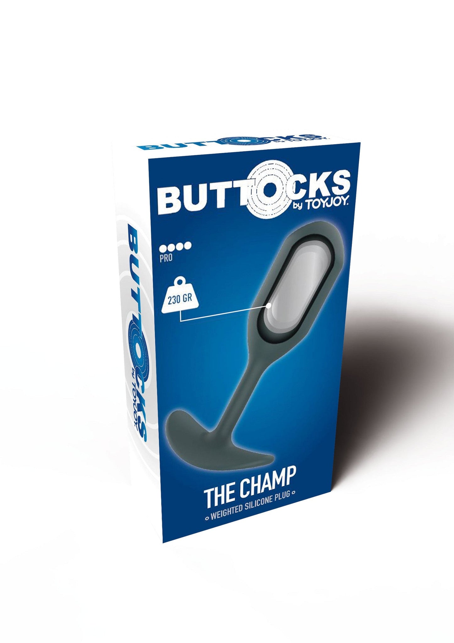 The Champ Weighted Plug - 13cm Silicone, 137g Weight - Grey