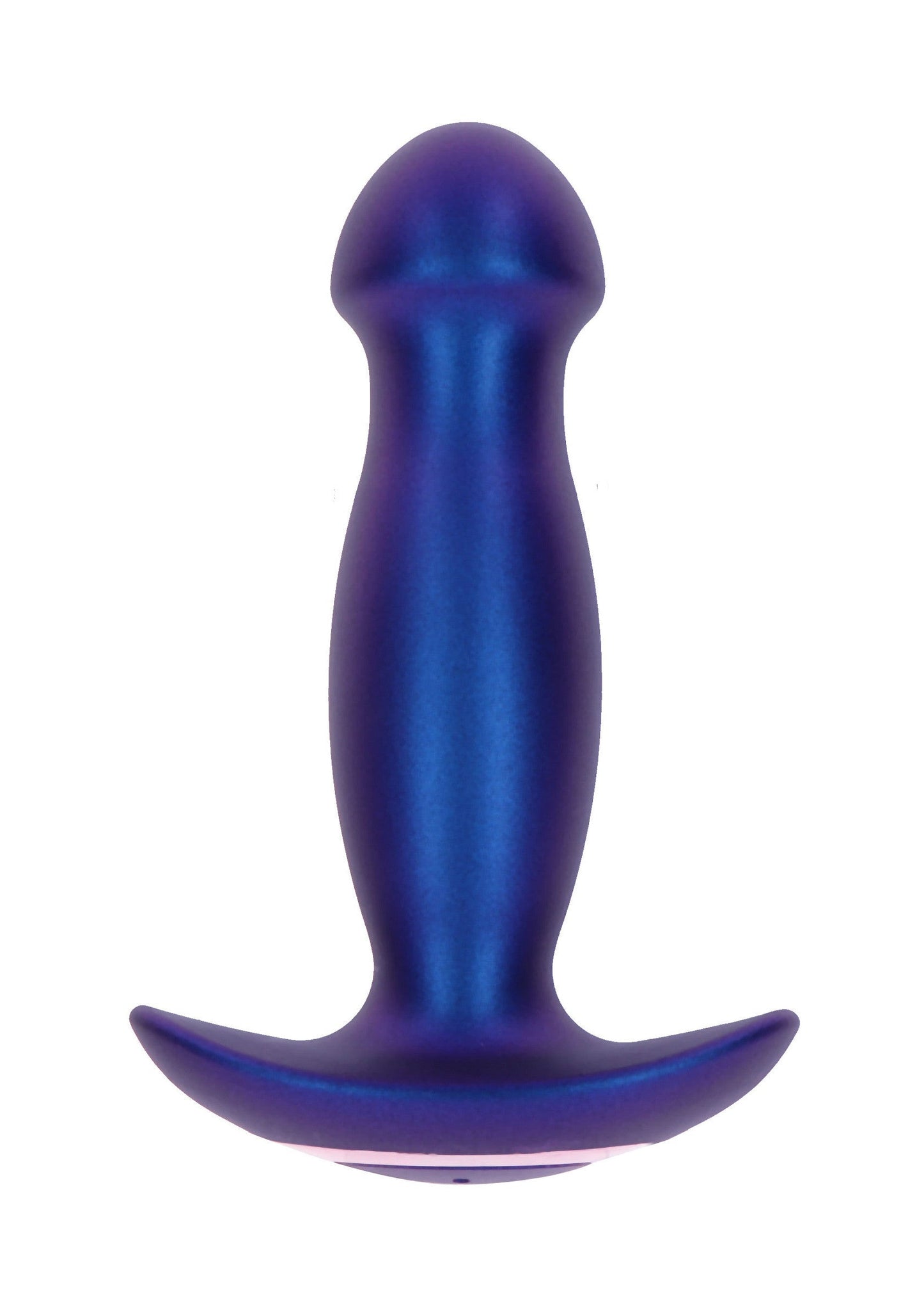 The Wild Magnetic Pulse Vibrating Butt Plug - 7 Modes, Remote - Blue