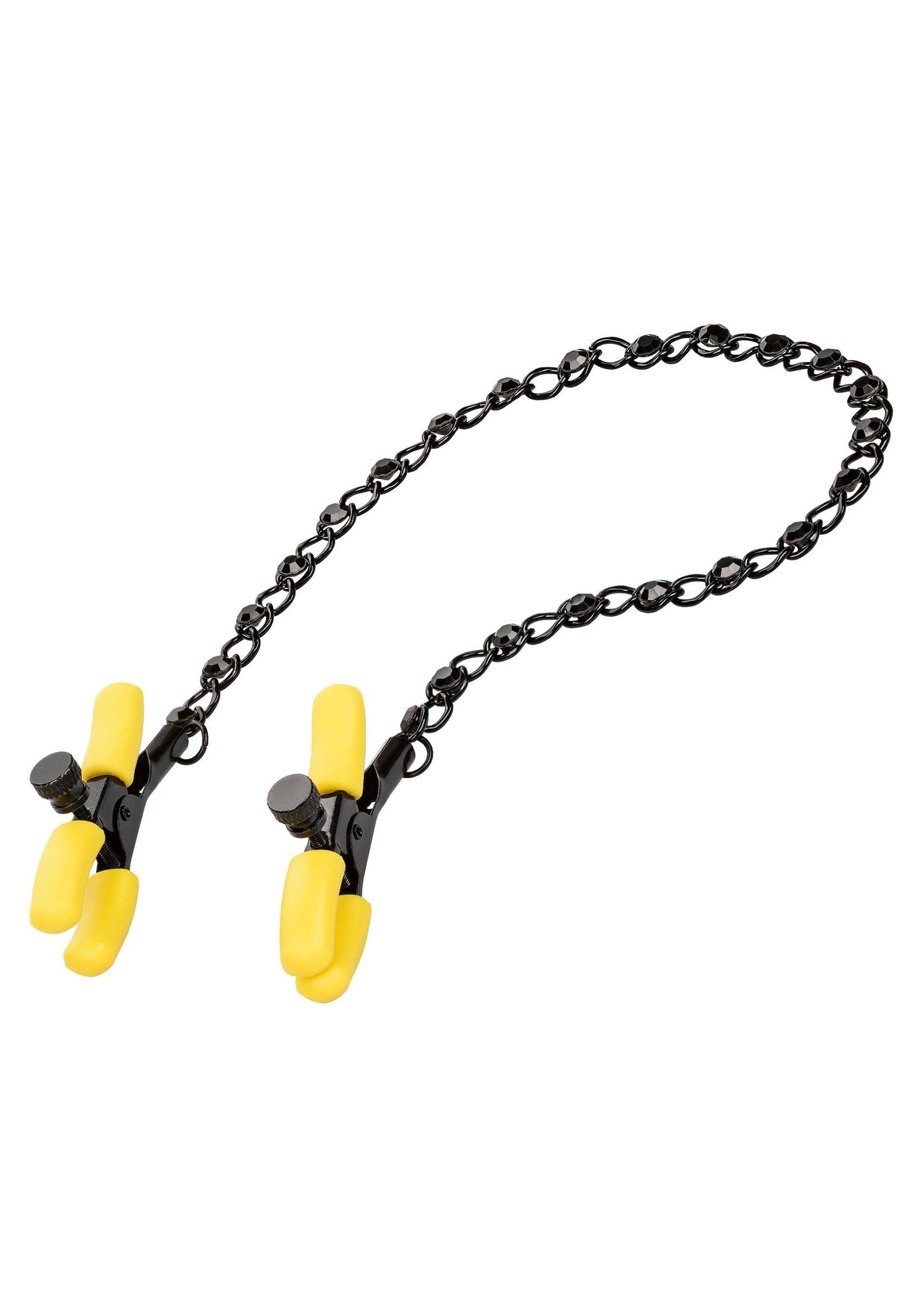 Boundless Nipple Teasers - Adjustable Clamps with Chain - Black