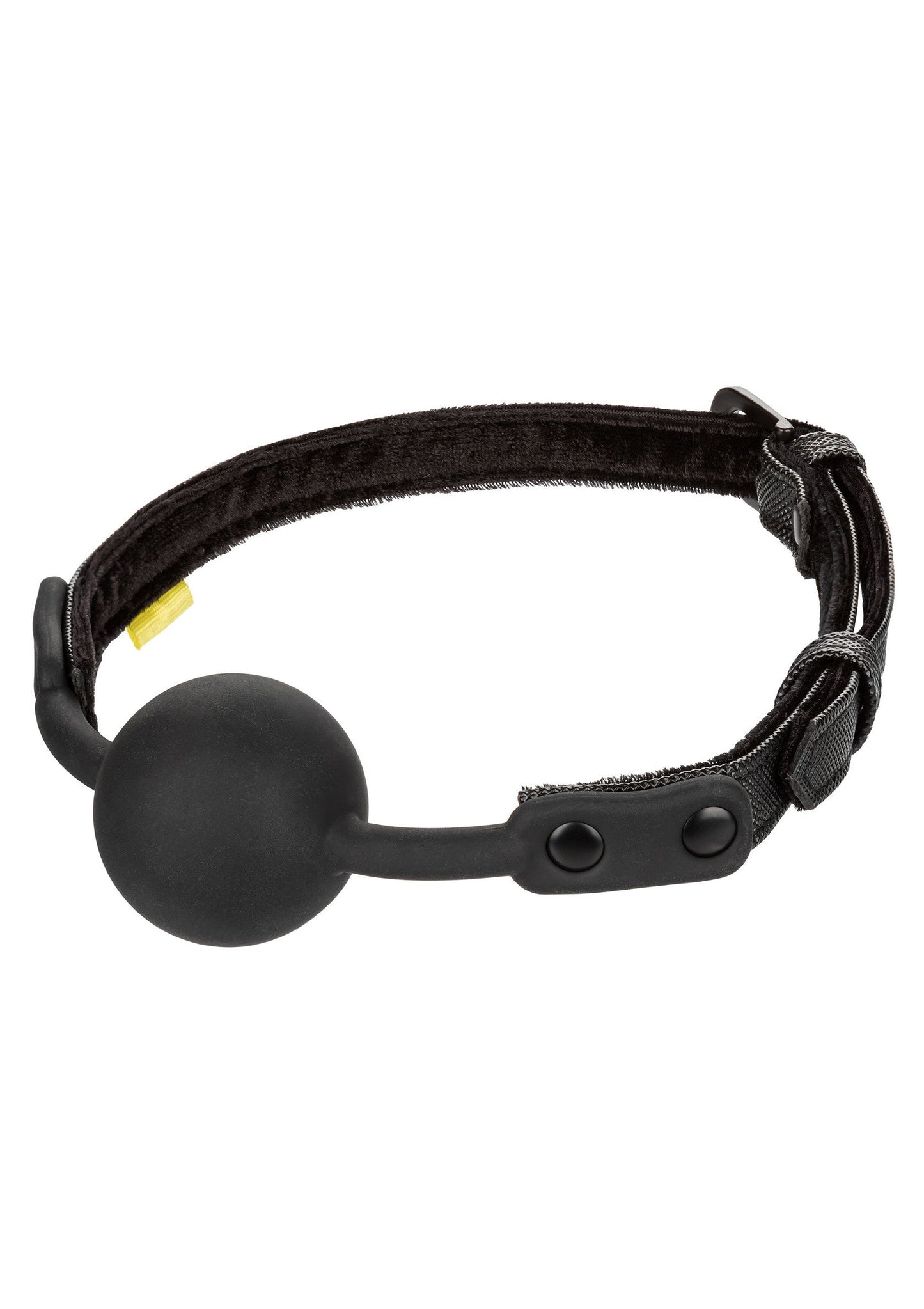 Boundless Ball Gag - Adjustable Vegan Leather Gag - Black