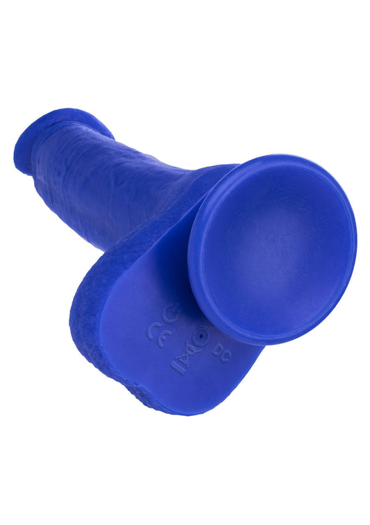 Admiral 8" Vibrating Captain - Realistic Vibrating Dildo - Blue