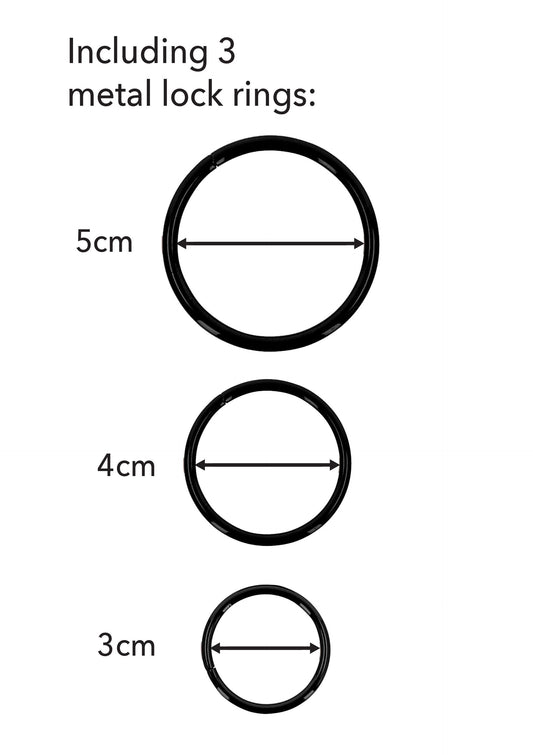 Back Support Strap-On - Black