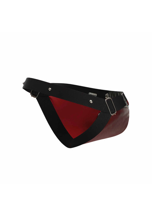 DNGEON Cockring Jockstrap - Red