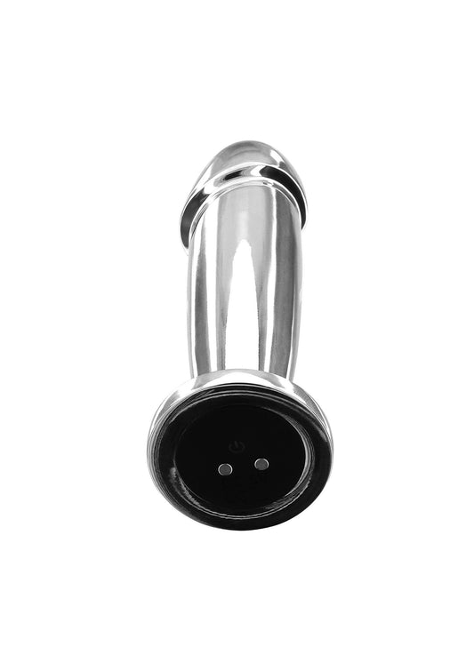 The Intruder Vibrating Plug - Stainless Steel, 7 Modes - Silver