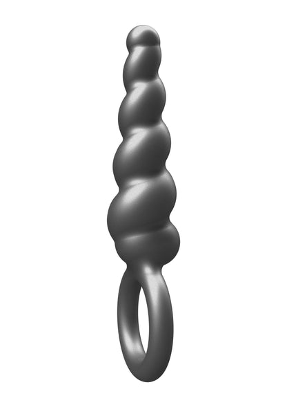 Mărgele anale spiralate – Design cu șurub din silicon, acoperire metalică