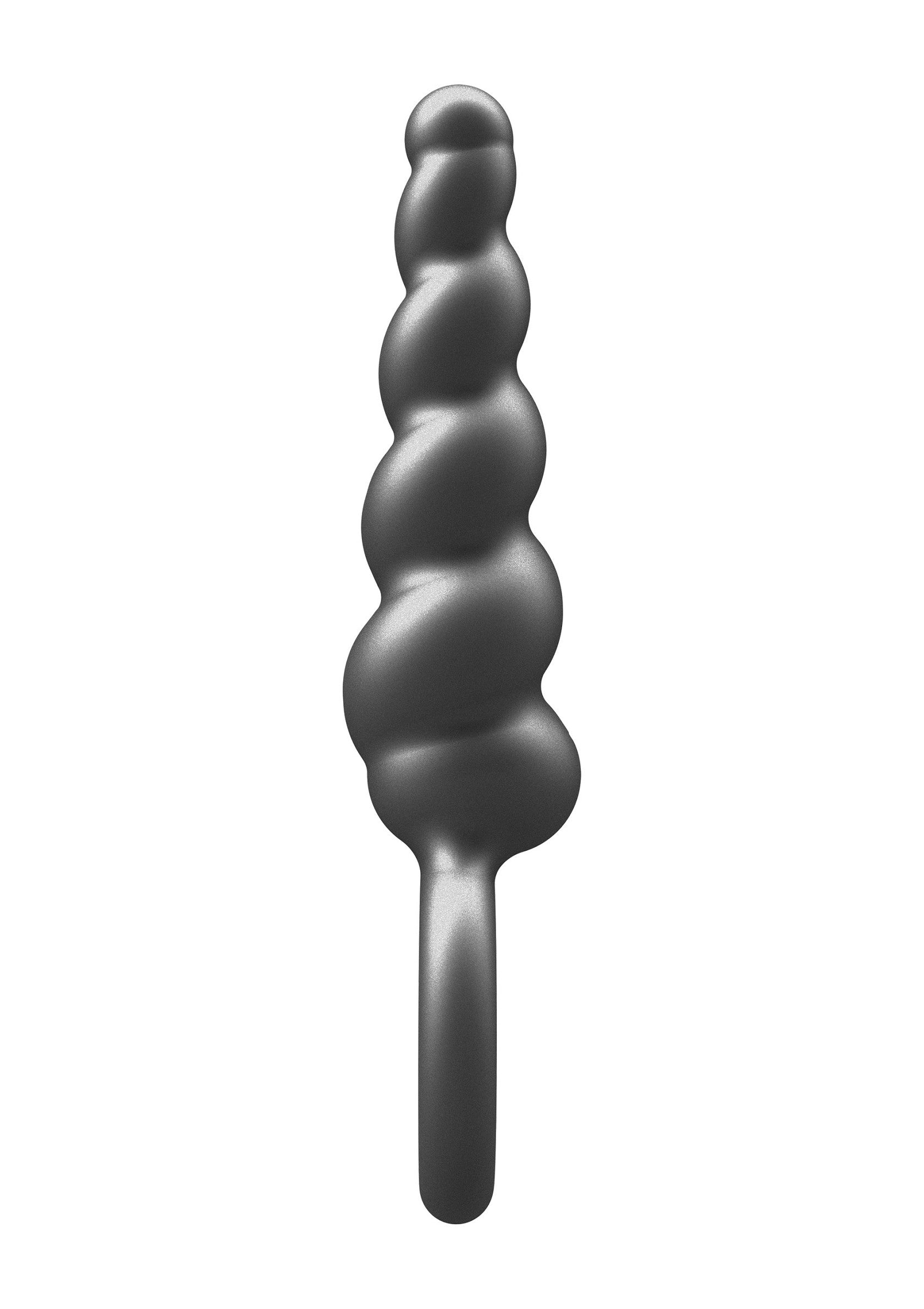 The Screw Plug - Silicone Anal Beads with Screw Design - Grey