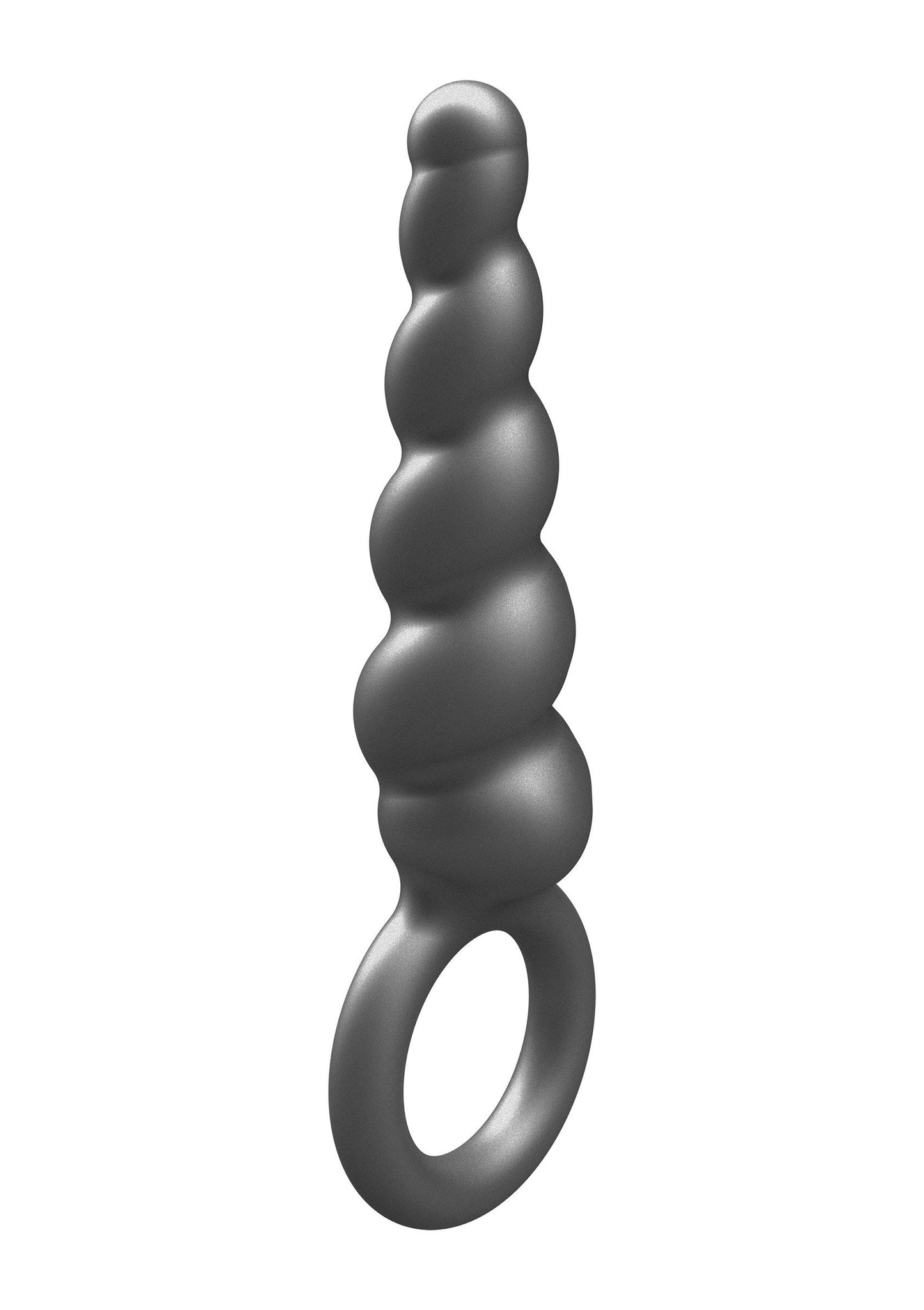 The Screw Plug - Silicone Anal Beads with Screw Design - Grey