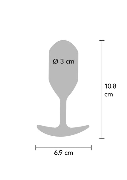 Dop anal cu greutăți 106g – Silicon mediu 11cm