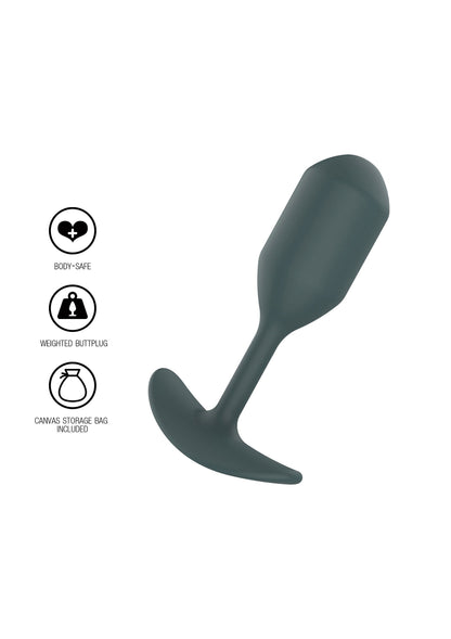 Dop anal ponderat 230g – Silicon avansat 12cm greu