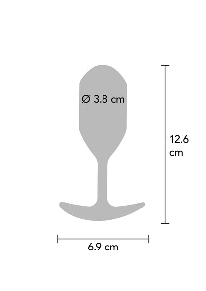 Dop anal ponderat 230g – Silicon avansat 12cm greu
