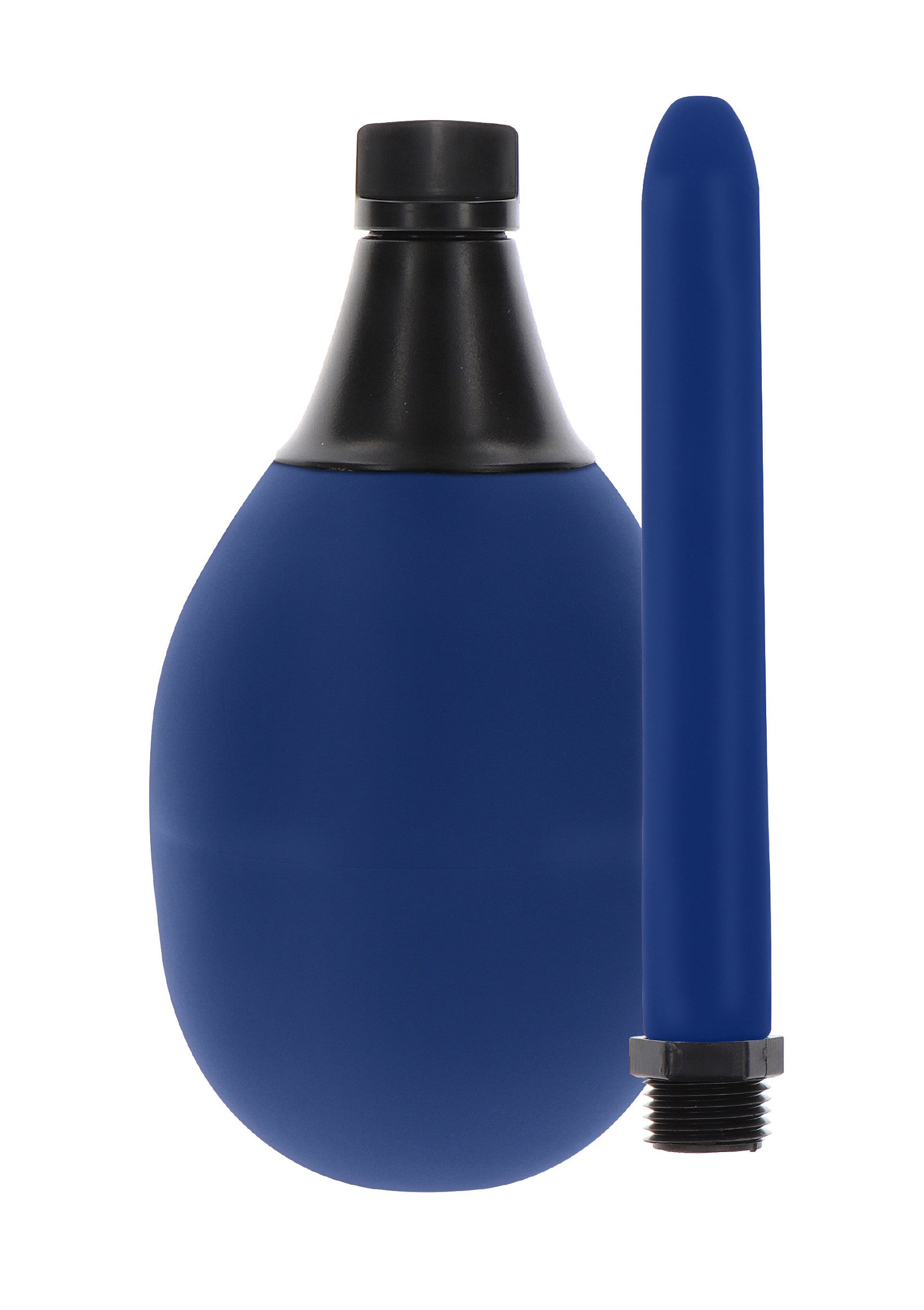 Reservoir Anal Douche 475ml - With Lube Dispenser & Cap - Blue