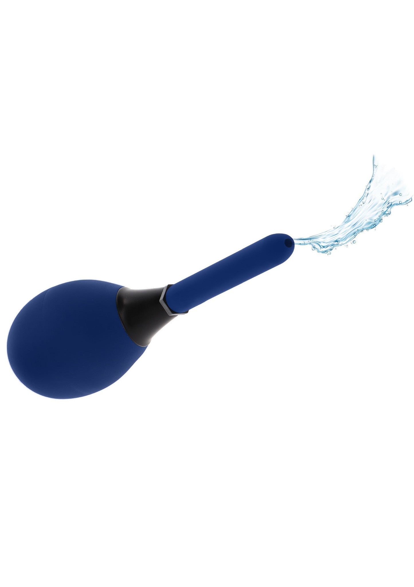 Reservoir Anal Douche 475ml - With Lube Dispenser & Cap - Blue
