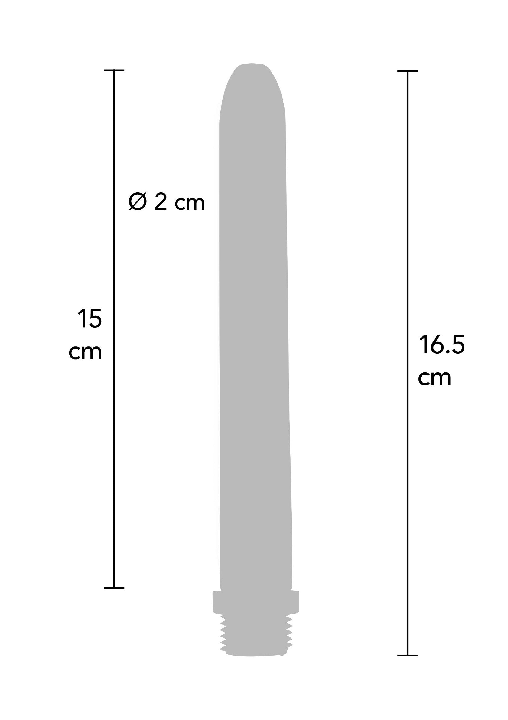 Reservoir Anal Douche 475ml - With Lube Dispenser & Cap - Blue