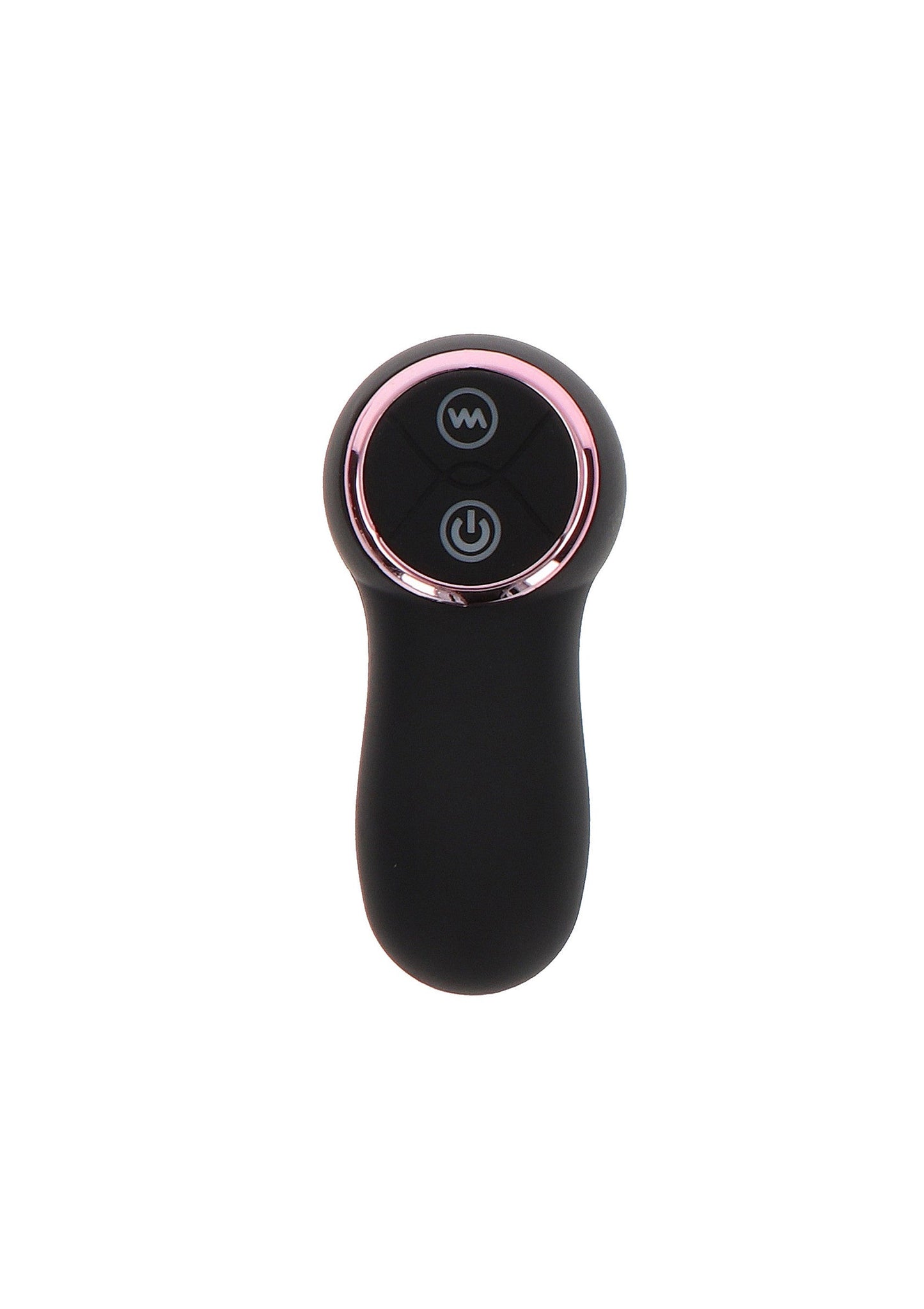 The Tough Thrusting Vibrating Butt Plug - 7 Modes, Remote - Blue