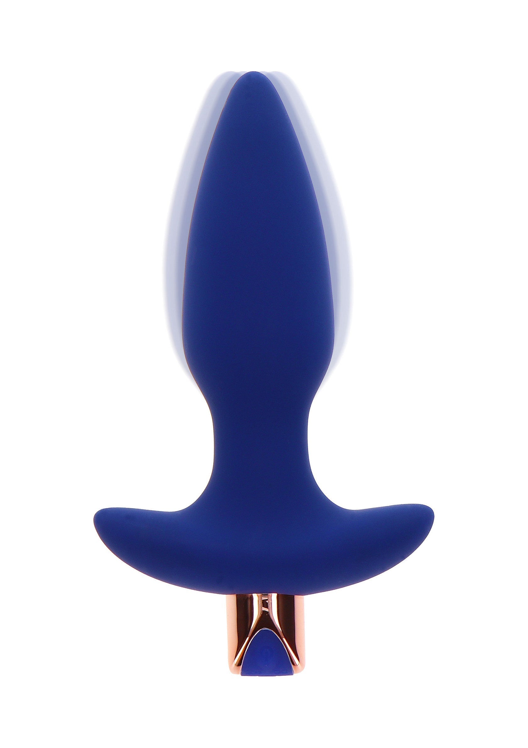 The Sparkle Vibrating Butt Plug - 6 Modes, 4 Speeds, Remote - Blue