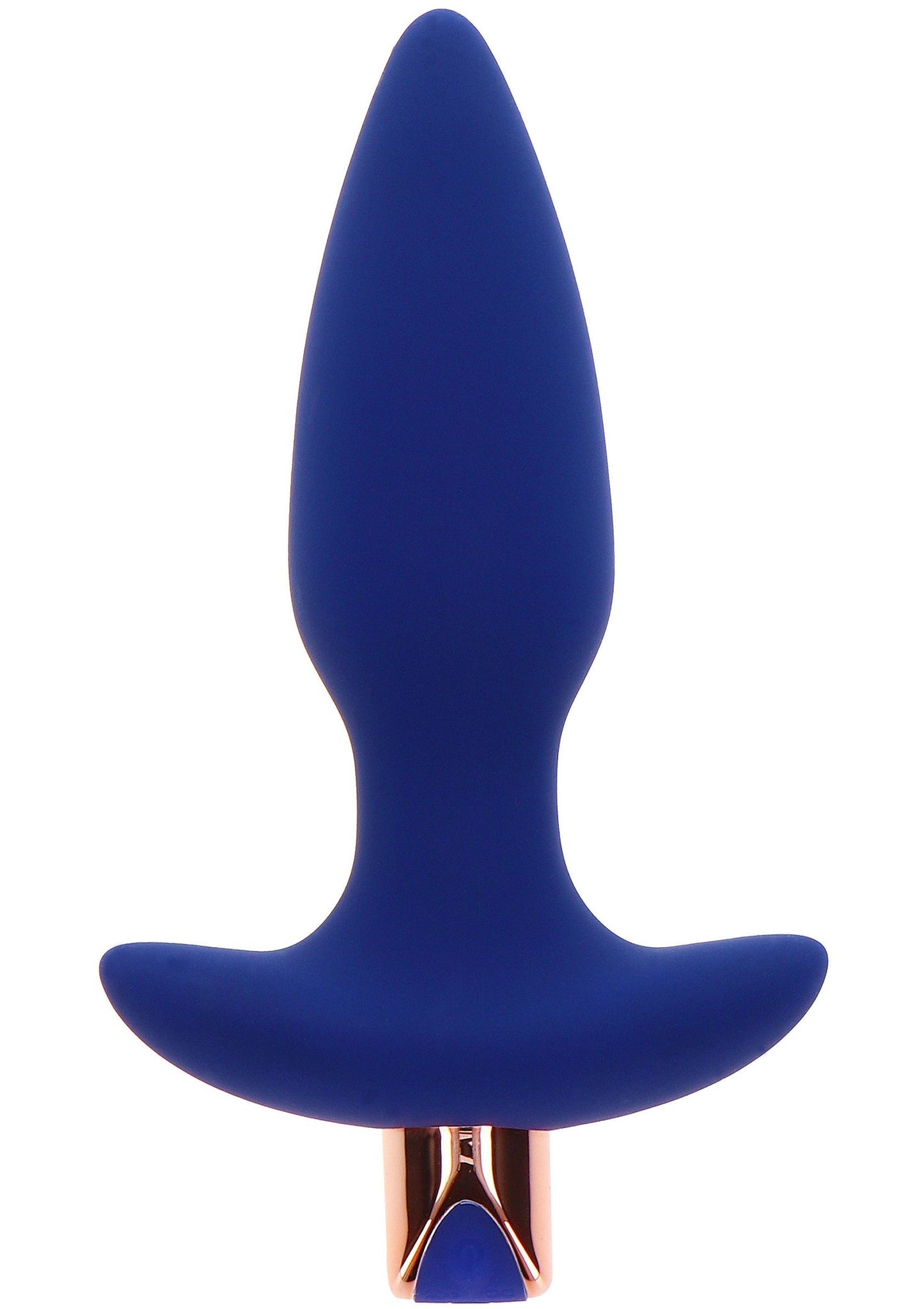 The Sparkle Vibrating Butt Plug - 6 Modes, 4 Speeds, Remote - Blue