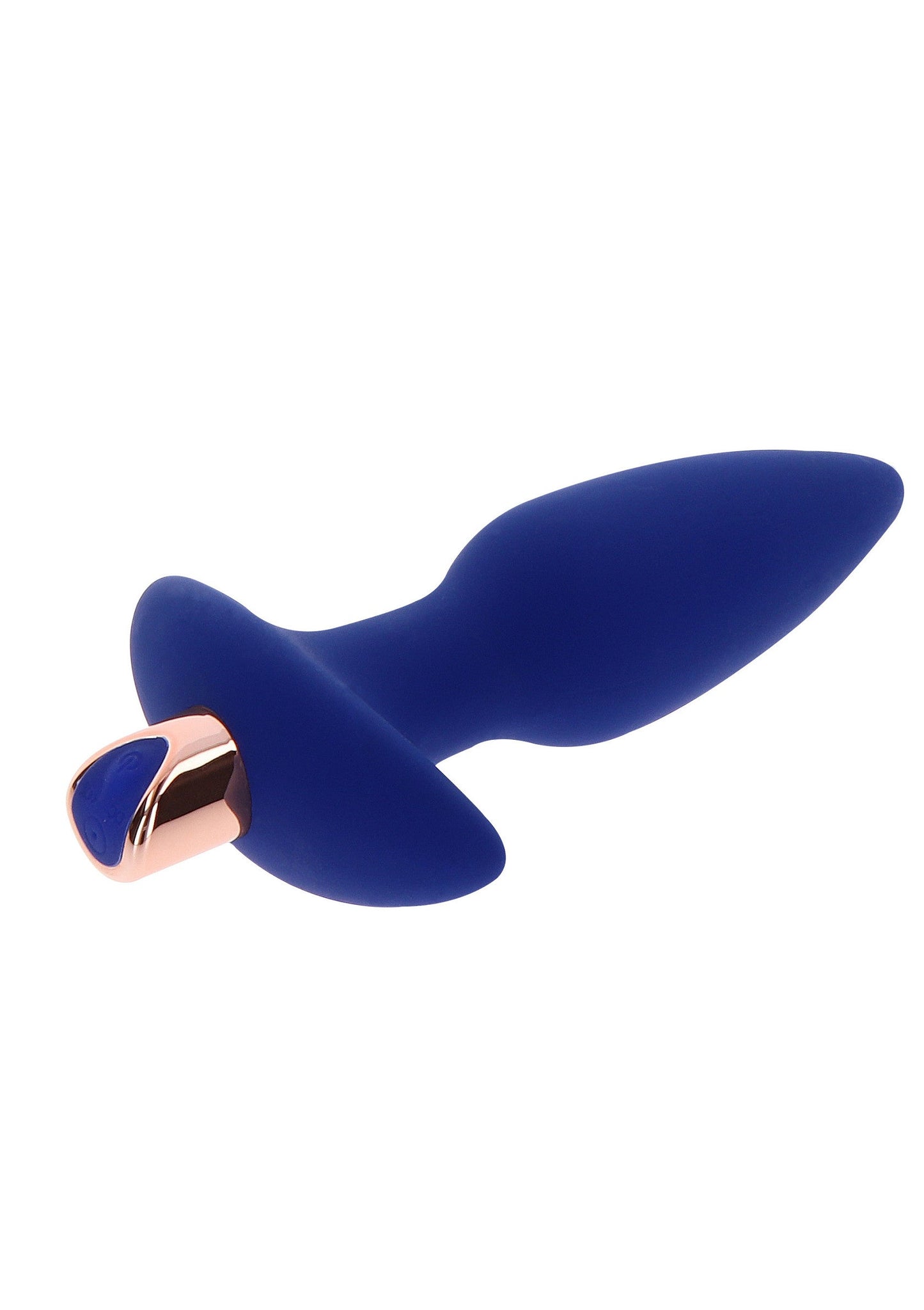 The Sparkle Vibrating Butt Plug - 6 Modes, 4 Speeds, Remote - Blue