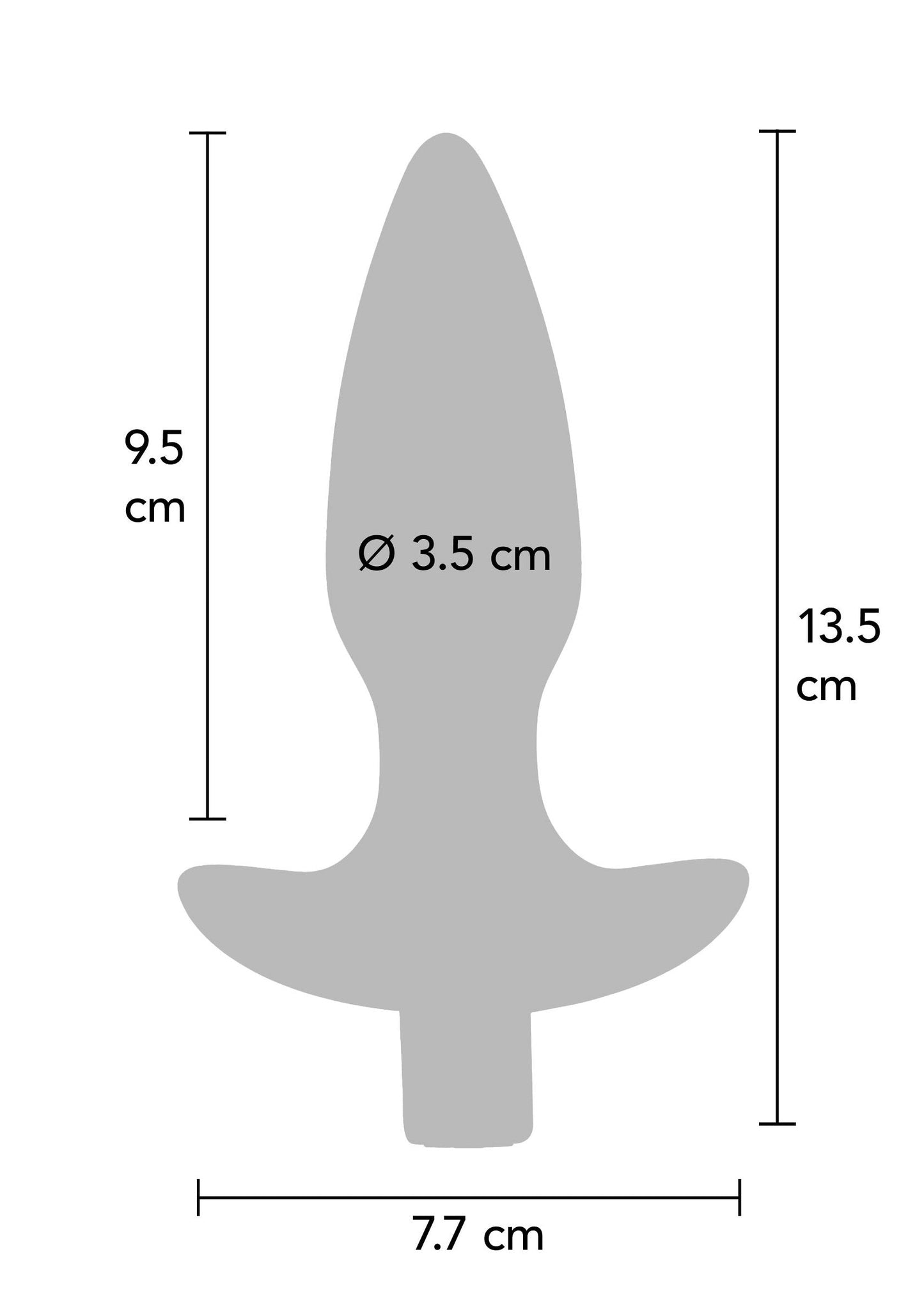 The Sparkle Vibrating Butt Plug - 6 Modes, 4 Speeds, Remote - Blue