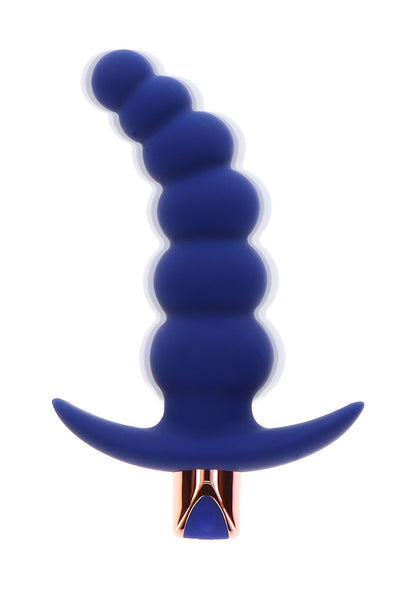 Plug anal conic impermeabil – 6 moduri, 4 viteze, telecomandă, IPX7
