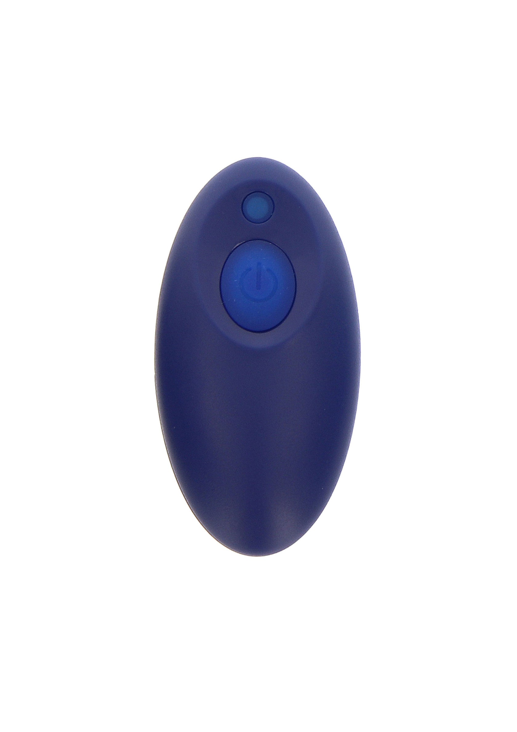 The Spunky Vibrating Butt Plug - 6 Modes, 4 Speeds, Remote - Blue