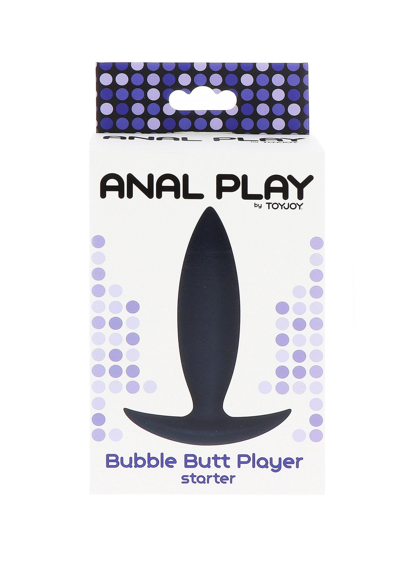 Bubble Butt Player Starter - Entry-Level Butt Plug, Silicone - Black