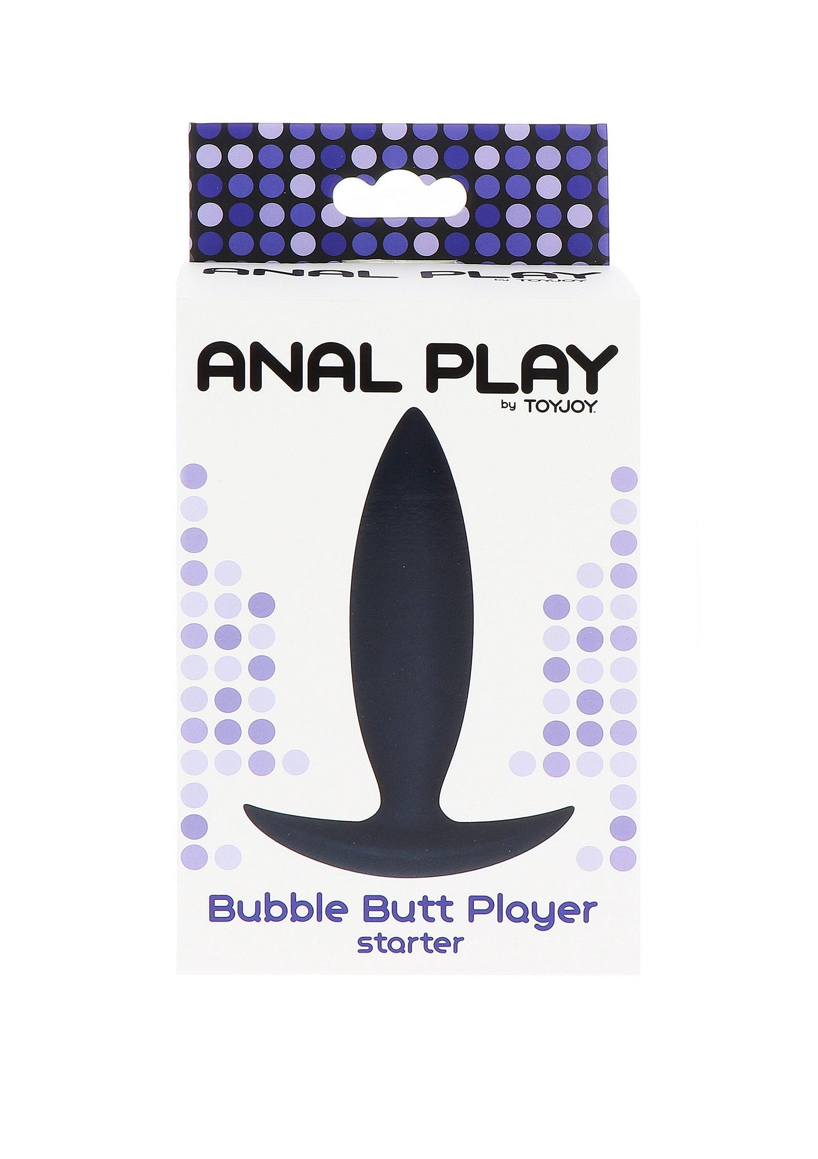 Bubble Butt Player Starter - Entry-Level Butt Plug, Silicone - Black