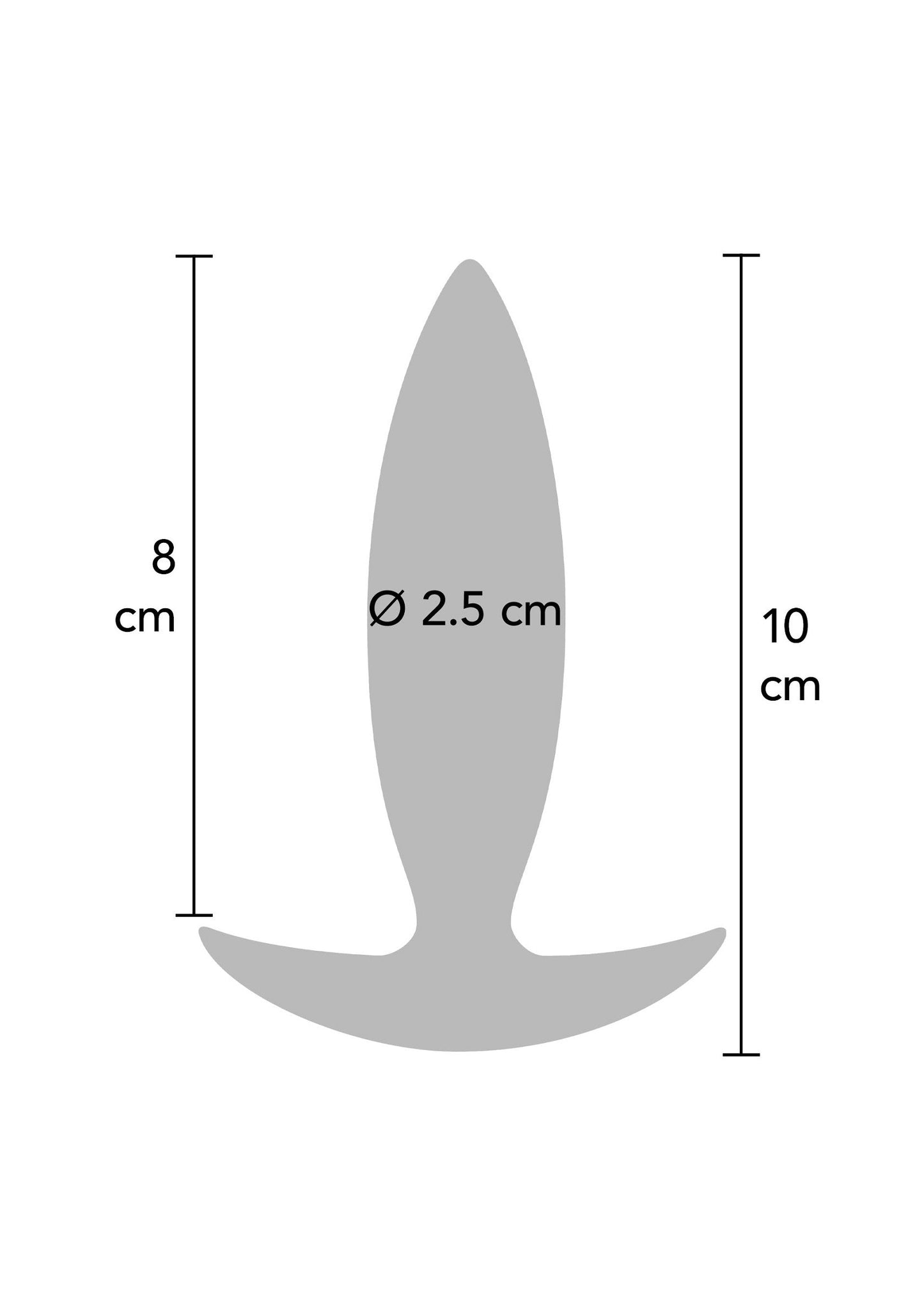 Bubble Butt Player Starter - Entry-Level Butt Plug, Silicone - Black