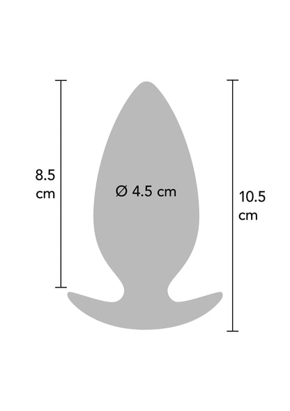 Dop anal Expert – Dop anal din silicon de 4,5 cm, nivel avansat