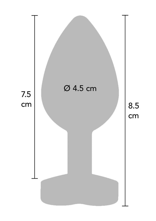 Buttplug Let's Fuck - Playful Message Butt Plug, Silicone - Pink