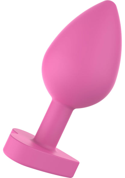 Plug anal cu mesaj jucăuș – Silicon în formă de inimă Let's F*ck
