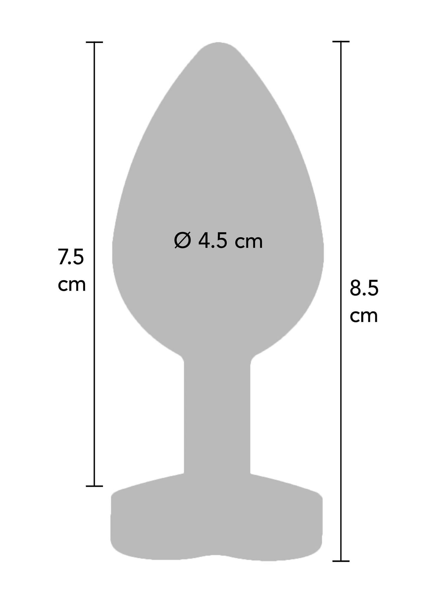 Buttplug Secret Entrance - Playful Message Butt Plug, Silicone - Purple