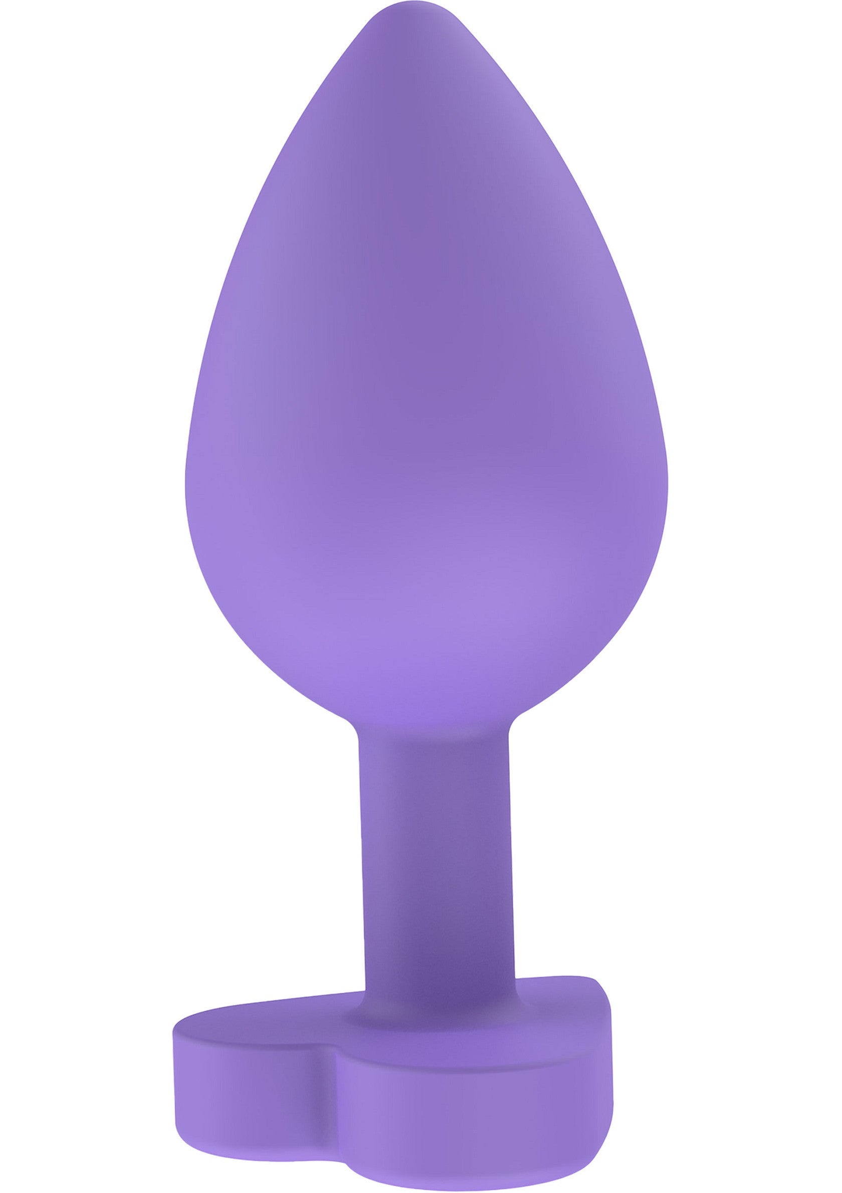 Buttplug Secret Entrance - Playful Message Butt Plug, Silicone - Purple