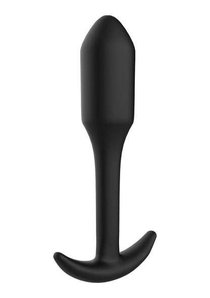 Dop anal subțire din silicon, mediu – 10,9 cm, design neted