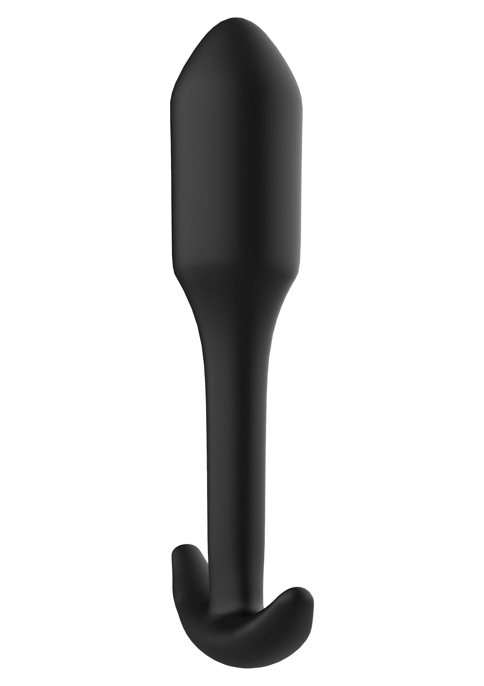 Smooth Anal Plug Large - 12.2cm Silicone Butt Plug - Black