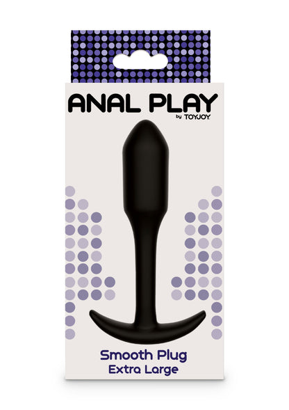 Dop anal subțire din silicon, XLarge – 13,7 cm, extra adânc, neted