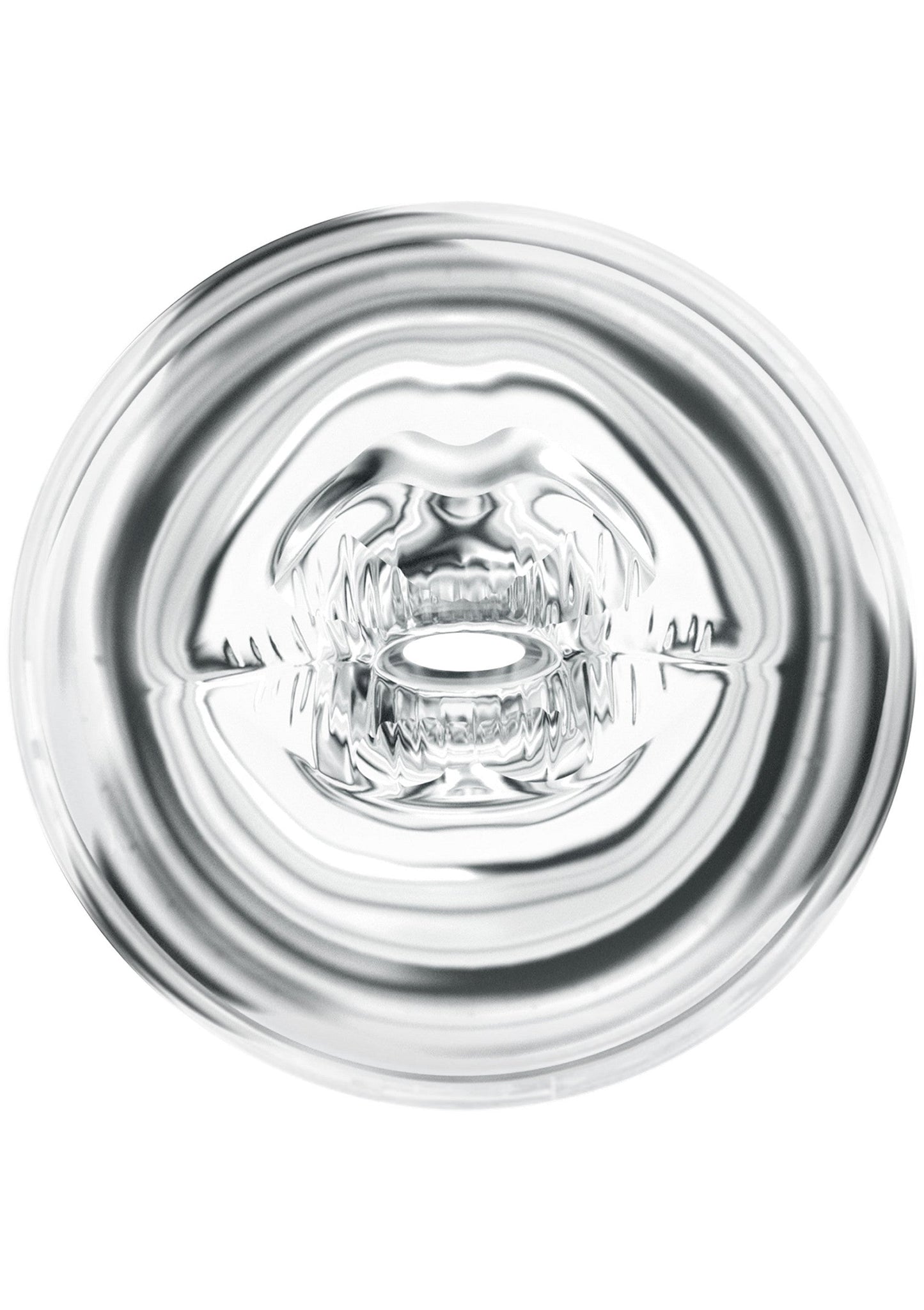 Clear Shot Double Masturbator - Dual-Sided with Hard Case - Clear