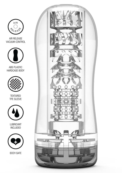 Aspirator cu vid – TPE transparent cu orificiu de aerisire reglabil