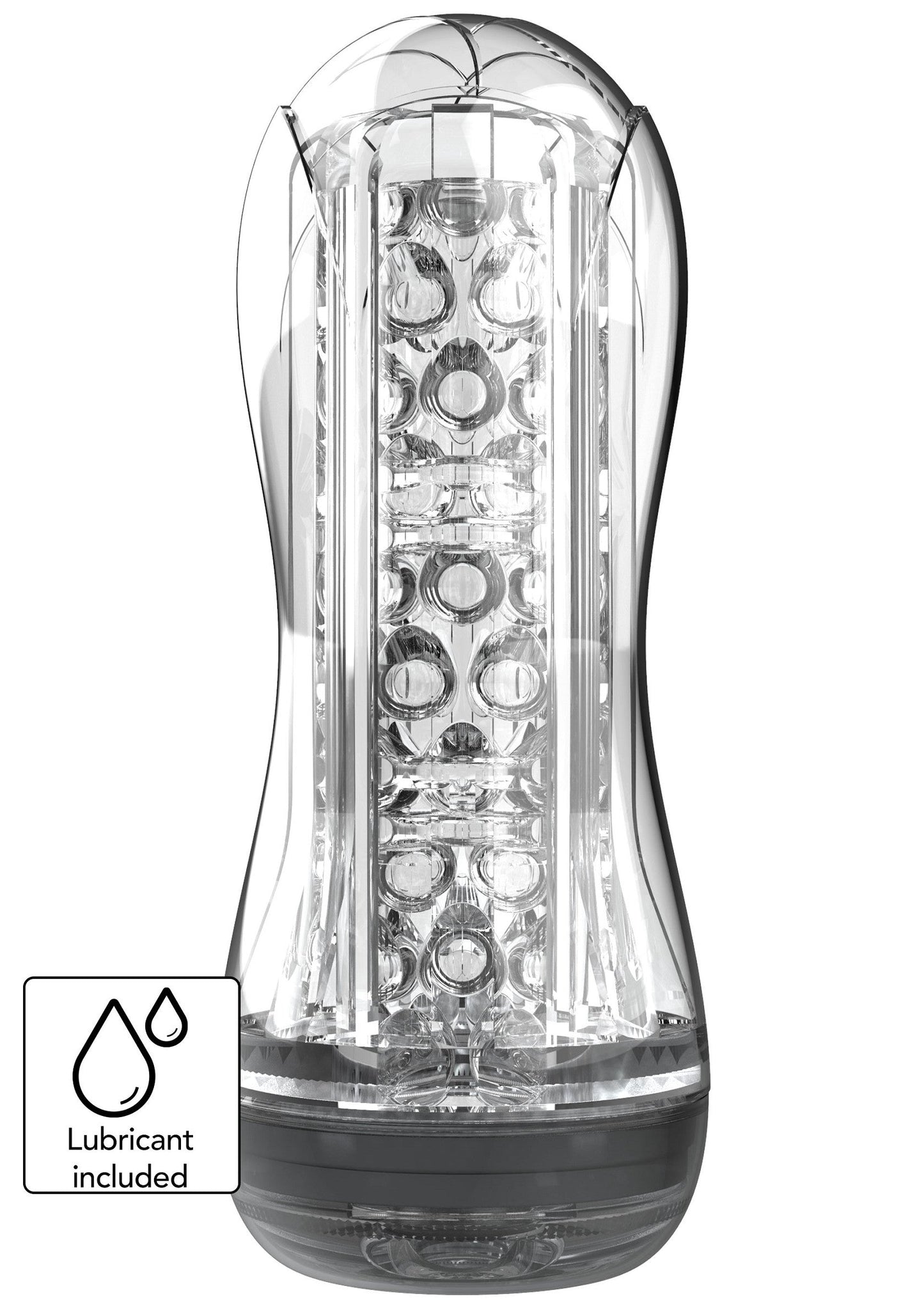 Big Clear Blast Vacuum Stroker - Large Transparent Stroker - Clear