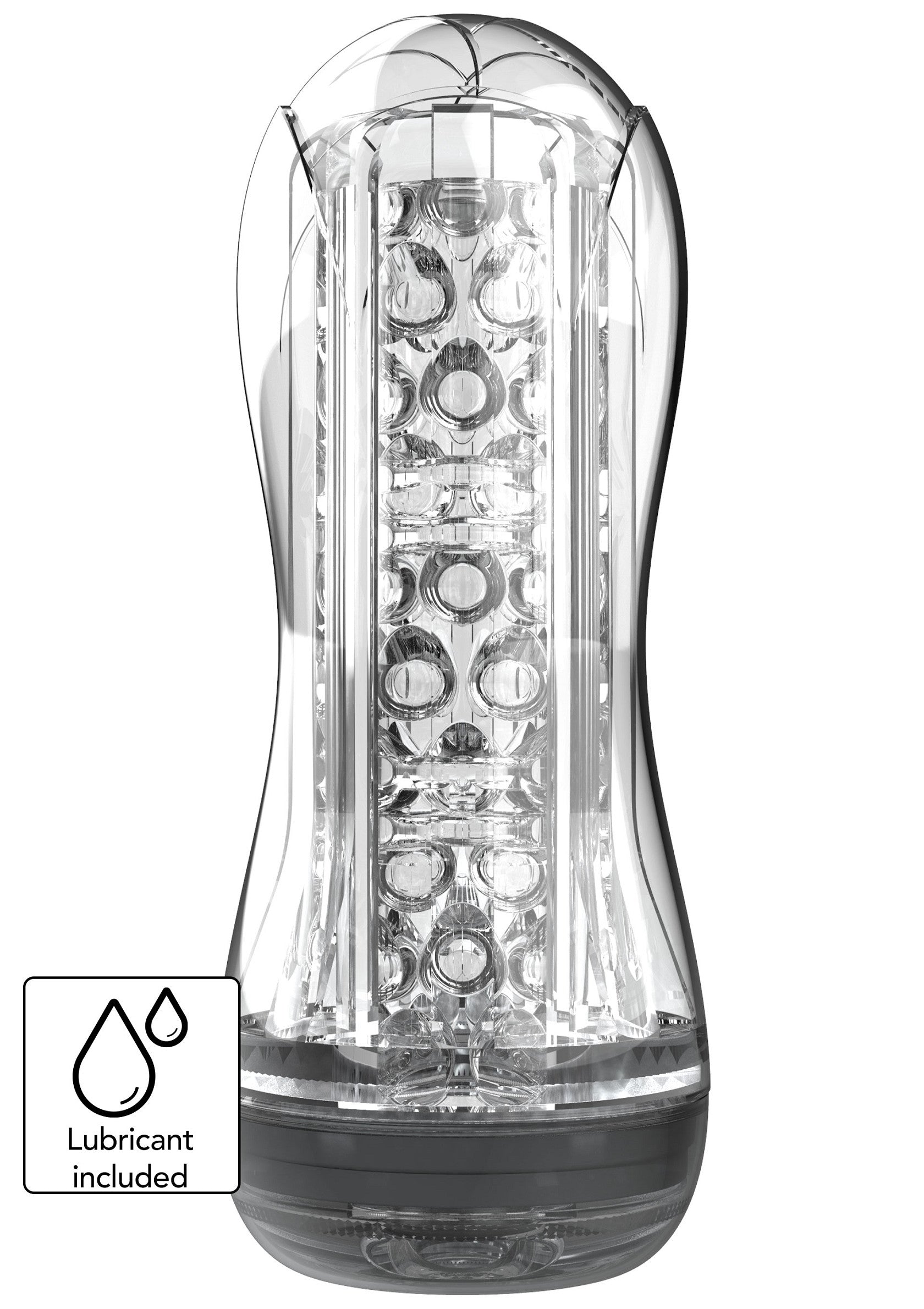 Big Clear Blast Vacuum Stroker - Large Transparent Stroker - Clear