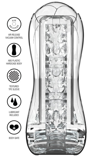 Aspirator mare cu vid – orificiu de aerisire reglabil din TPE transparent