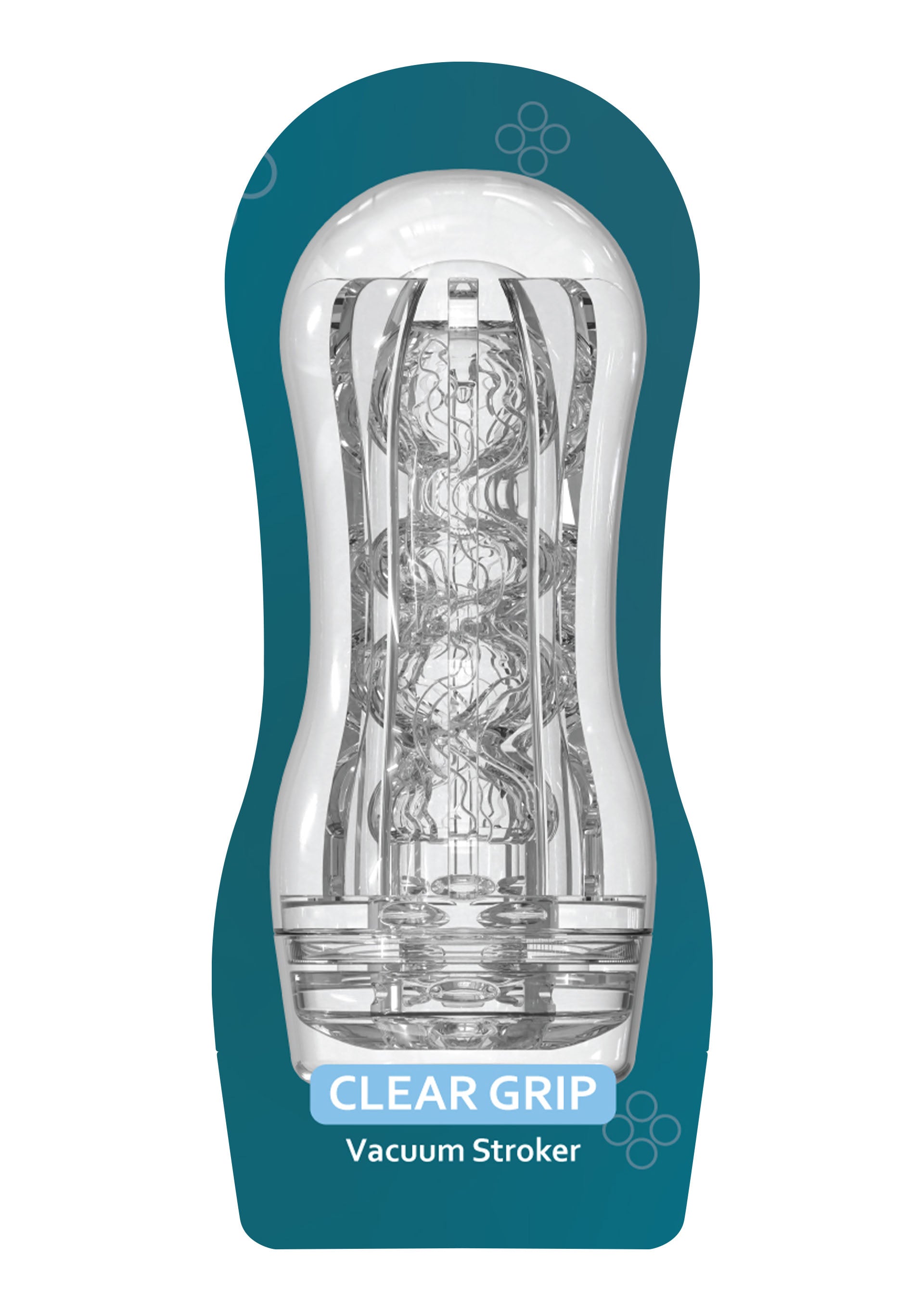 Clear Grip Vacuum Stroker - Clear