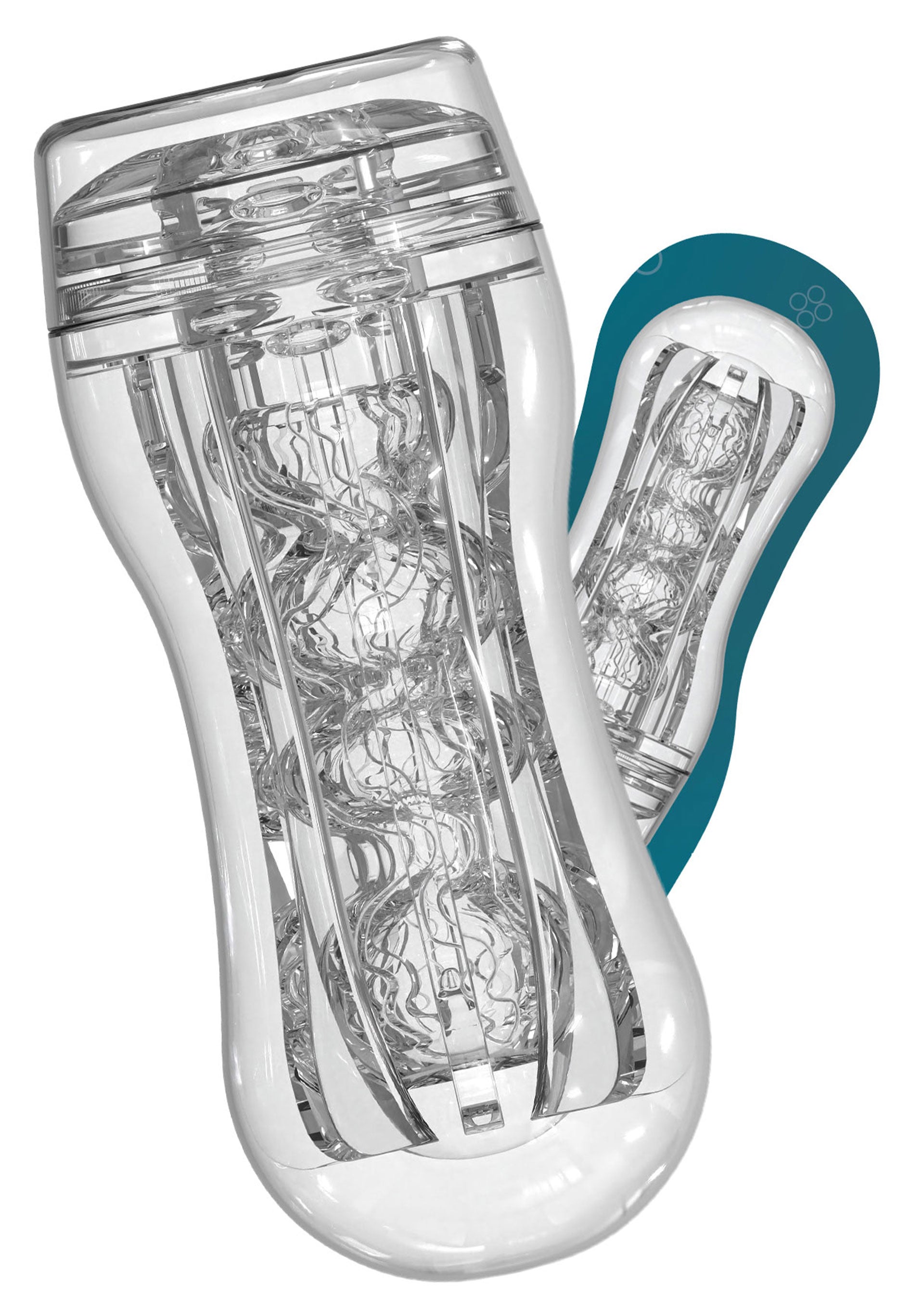 Clear Grip Vacuum Stroker - Clear