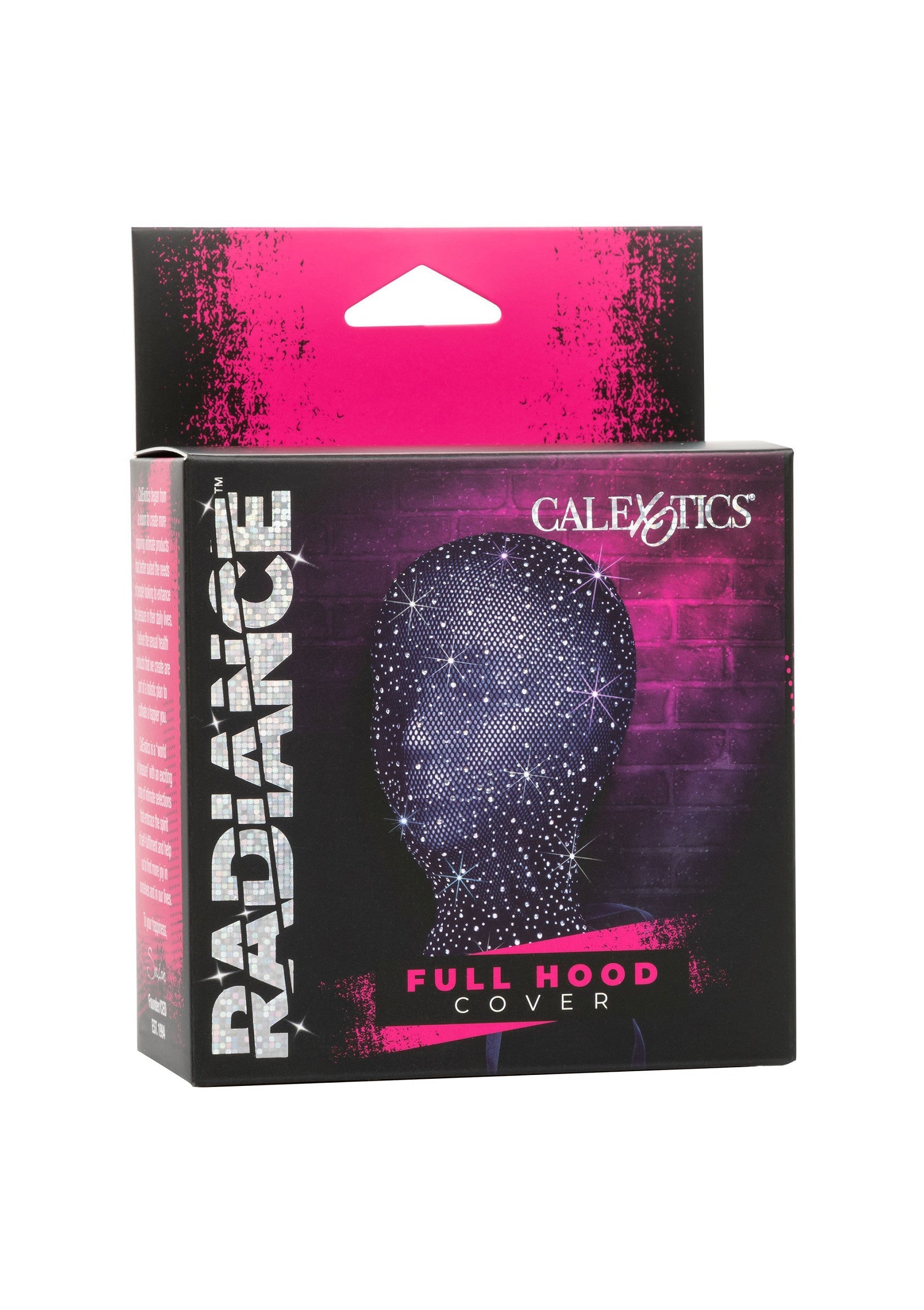 Full Hooded Cover - Sensory Deprivation Hood with Mesh & Lace - Black