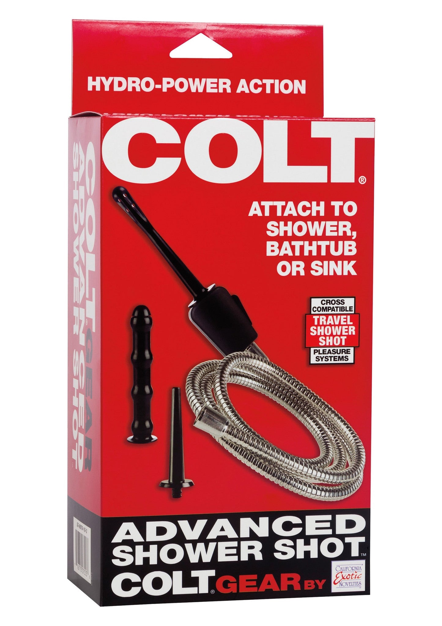 COLT Advanced Shower Shot - Premium Anal Douche System - Black