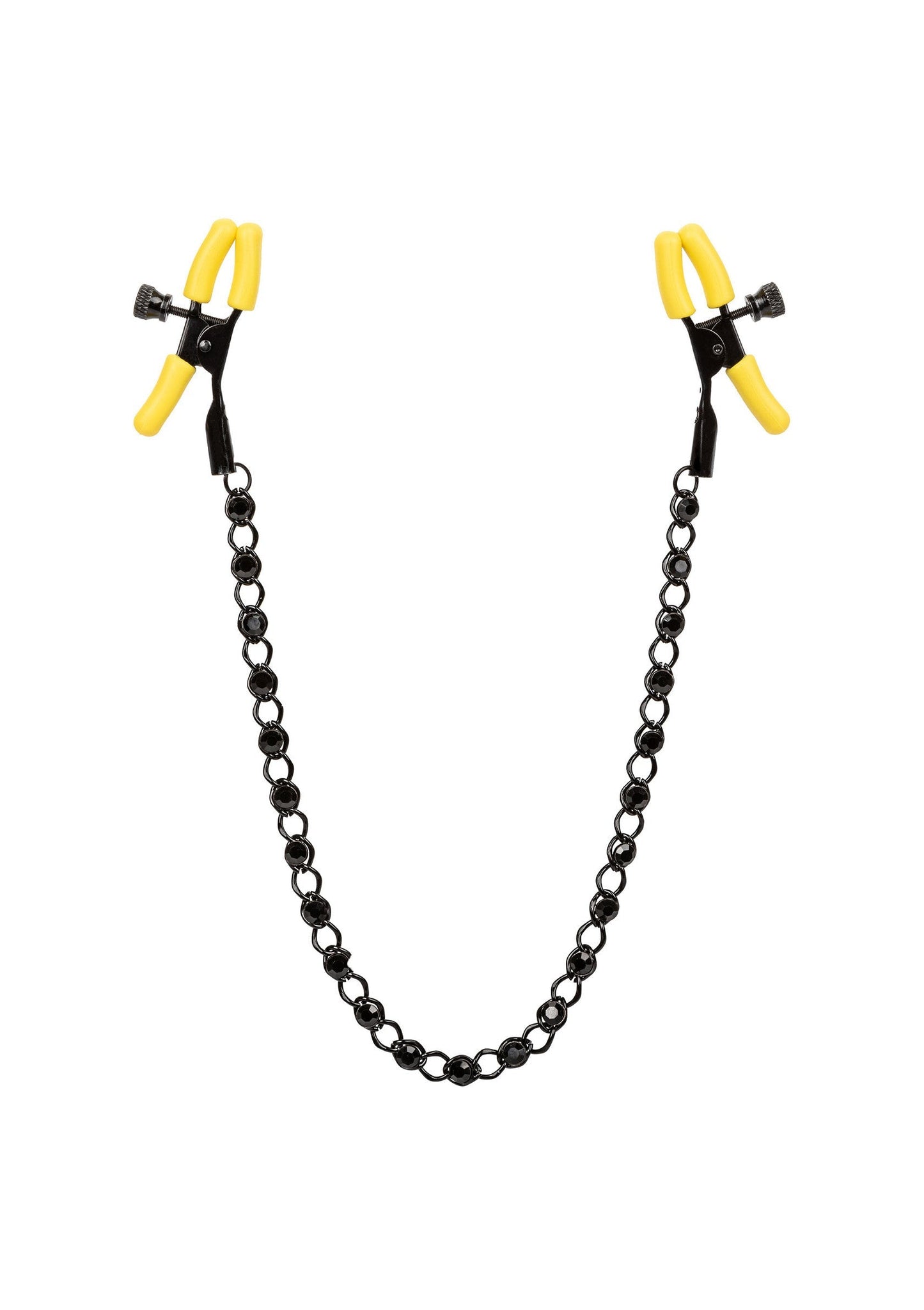 Boundless Nipple Teasers - Adjustable Clamps with Chain - Black