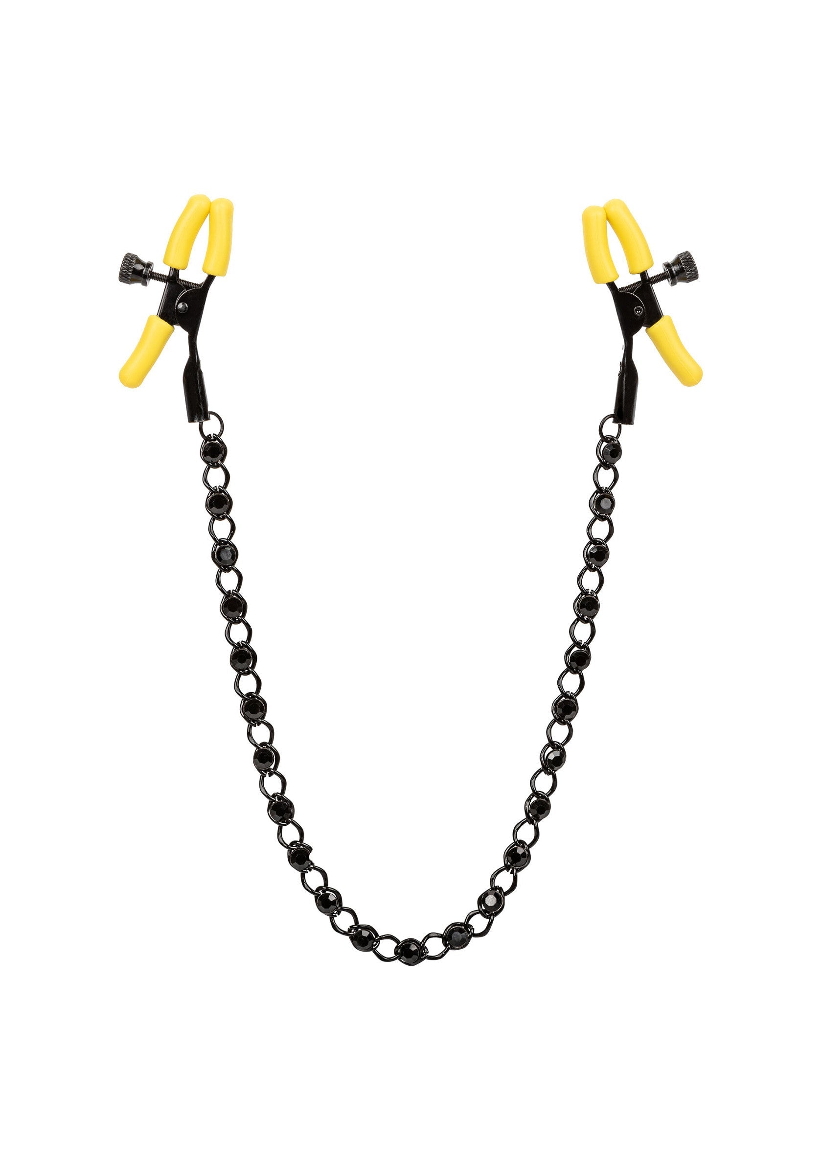 Boundless Nipple Teasers - Adjustable Clamps with Chain - Black