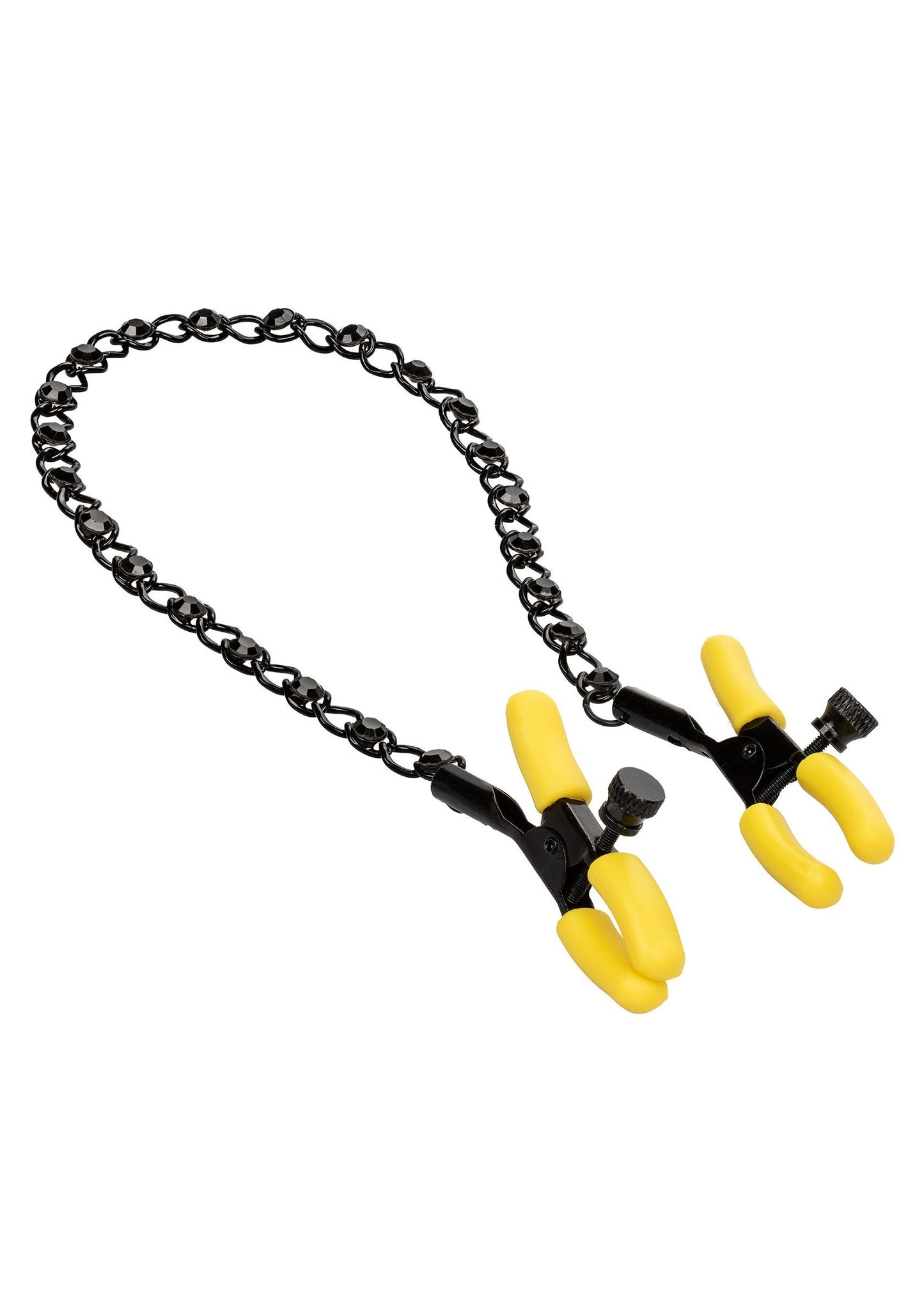 Boundless Nipple Teasers - Adjustable Clamps with Chain - Black