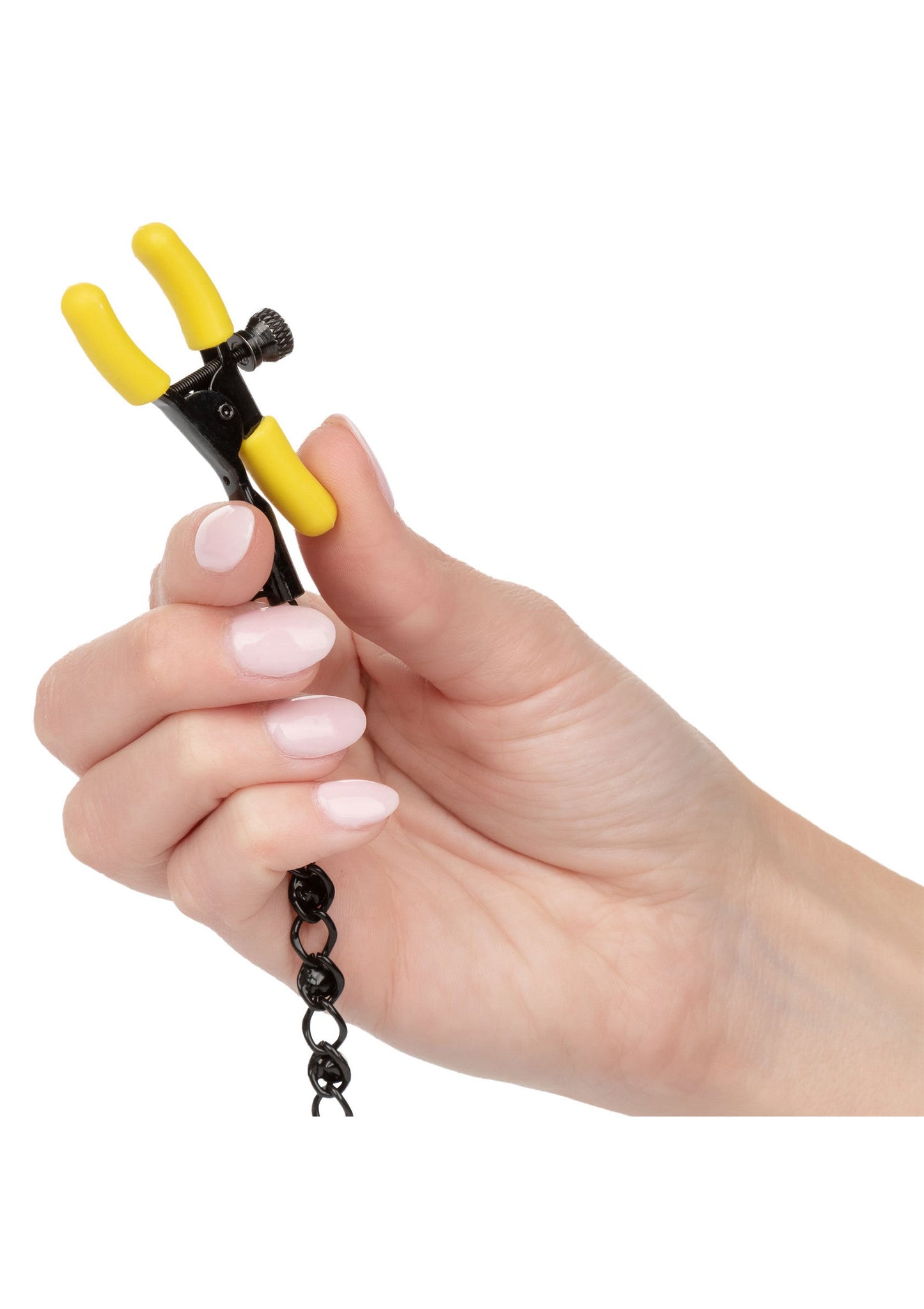 Boundless Nipple Teasers - Adjustable Clamps with Chain - Black