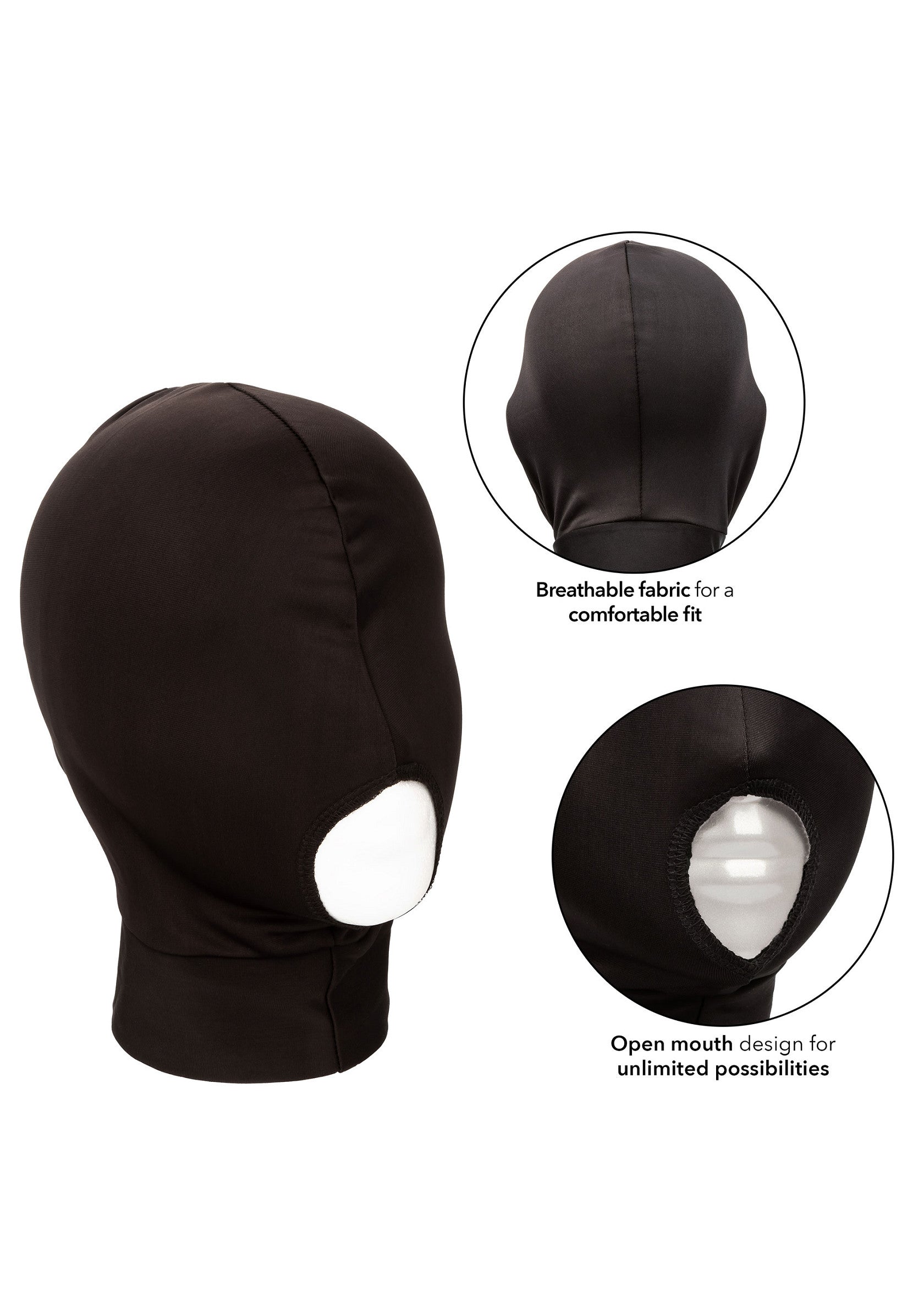 Boundless Hood - Breathable Sensory Deprivation Hood - Black