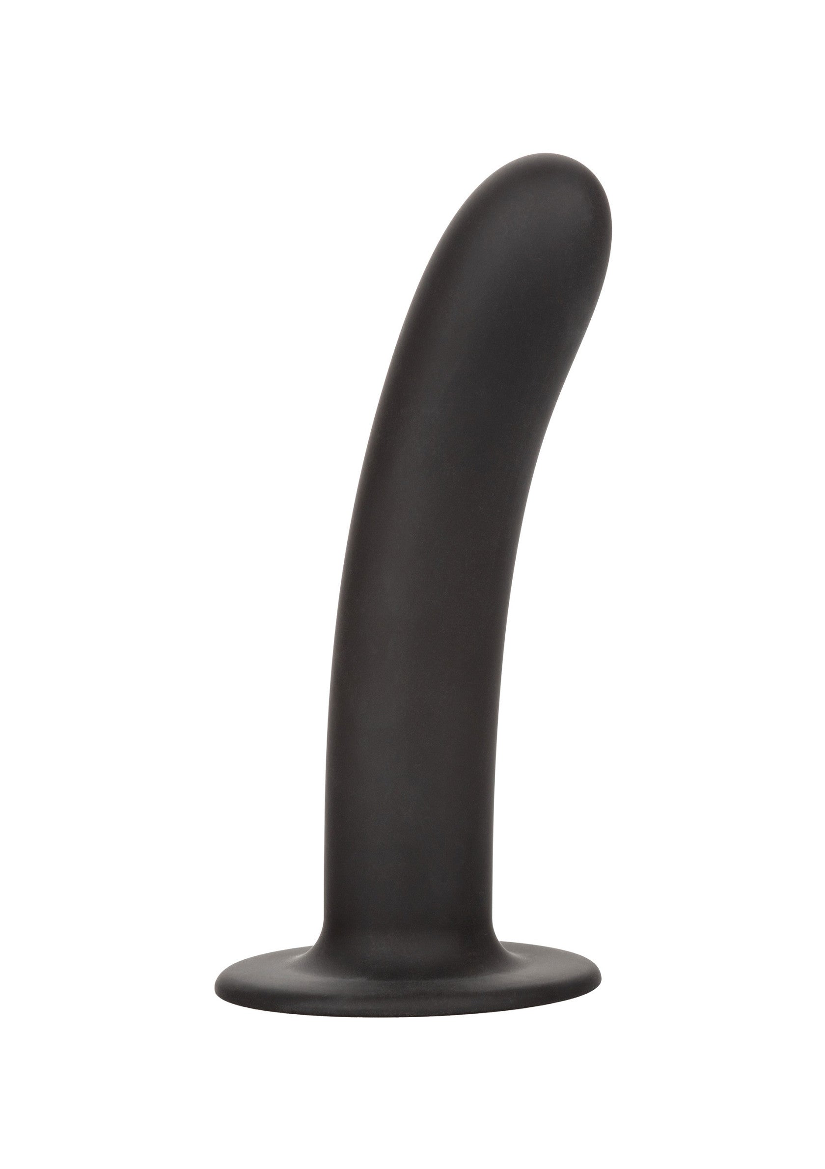 Boundless 7" Smooth Strap-On Dildo - Silicone with Suction Cup - Black